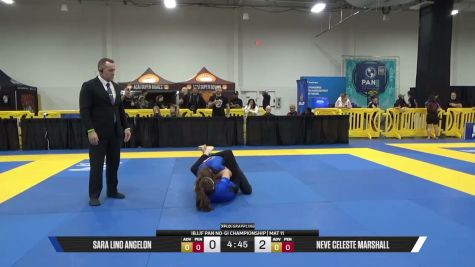 Neve Celeste Marshall vs Sara Lino Angelon 2026 Pan IBJJF Jiu-Jitsu No-Gi Championship