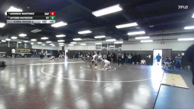 157 lbs Cons. Round 4 - Andrew Martinez, Chapparal vs Jayden Haygood, Saint Francis