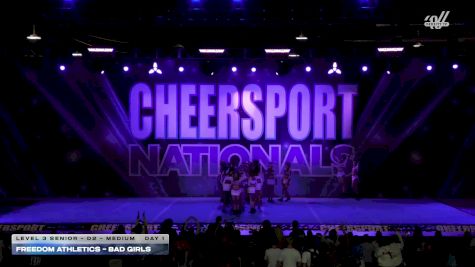 Freedom Athletics - BAD GIRLS [2026 L3 Senior - D2 - Medium Day 1] 2026 CHEERSPORT National All Star Cheerleading Championship