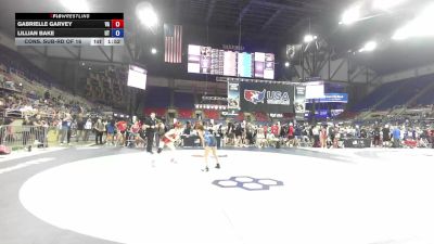95 lbs Cons. Sub-rd Of 16 - Gabrielle Garvey, VA vs Lillian Bake, UT