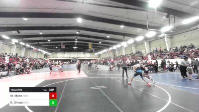 126 lbs Consi Of 8 #1 - Manuel Maes, Taos Jr Wrestling vs Ricky Olmos, Montrose Elite