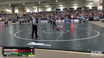 A 144 lbs Quarterfinal - Braylan Cosper, Soddy Daisy vs Hayden Harrell, Clinton High School