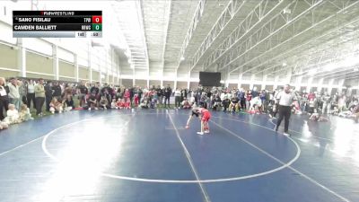 62 lbs Champ. Round 2 - Camden Balliett, RWC- Roy Wrestling Club vs Sano Fisilau, Team Prestige Wrestling