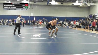 184 lbs Quarterfinal - Roman Martinez, Wesleyan vs Jeremiah Rhames, Johnson & Wales