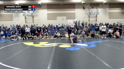 138 lbs Champ. Rd Of 16 - Nathaniel Anaya, 208 Badgers Wrestling Club vs Riggin Montgomery, Brothers Of Steel Wrestling Club