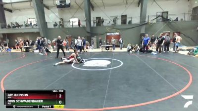 170 lbs Cons. Round 3 - Jay Johnson, WA vs Odin Schwabenbauer, WA