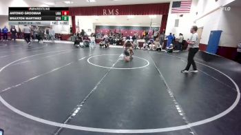 126 lbs Cons. Round 4 - Antonio Grooman, Laramie vs Braxton Martinez, Star Valley