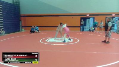 152-164 lbs Round 1 - Jaden Enos, Stars Wrestling Club vs Gianna Stitch Nikolao, Iron Knights