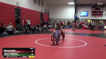 Round 1 - Grant Parsons, Tomahawk Wrestling Club vs Dallas Mann, Keokuk Kids Wrestling Club