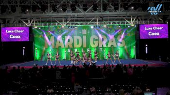 Luxe Cheer - Coex [2024 L4 Senior Coed - D2] 2024 Mardi Gras Grand Nationals