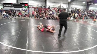 131-134 lbs Round 3 - Jackson Lewis, Fossil Ridge vs Kylen Gayton, Central