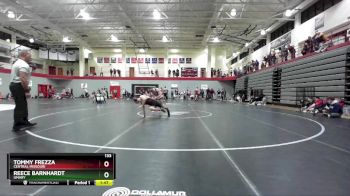 133 lbs Quarterfinal - Reece Barnhardt, UMary vs Tommy Frezza, Central Missouri