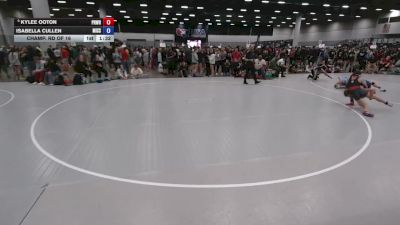 100 lbs Champ. Rd Of 16 - Isabella Cullen, Missouri vs Kylee Ooton, Prodigy Wrestling