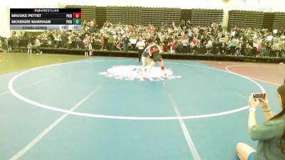 102 lbs Consolation - Brooke Pettet, Pride WC vs McKenzie Markham, Pride WC
