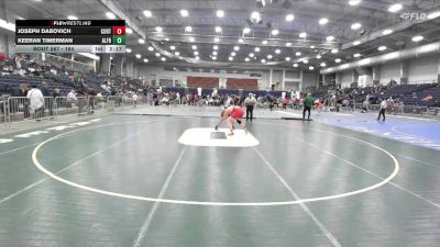 184 lbs Cons. Round 5 - Joseph Dabovich, Cortland vs Keeran Timerman, Alfred State