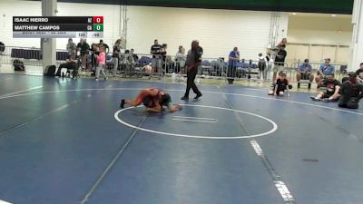 80 lbs 3rd Place - Isaac Hierro, AZ vs Matthew Campos, CA