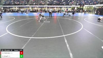 5th - 6th grade - 92 Quarters - Giancarlo Makinde, Iowa vs Kyper Graaf, Sebolt Wrestling Academy