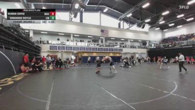 157 lbs Champ. Round 3 - Brenden Doyle, Lemoore College vs Ruben Ortiz, Mt. San Antonio College