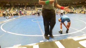 64 - 67 lbs Rr Rnd 2 - Abe Little, Collinsville Cardinal Youth Wrestling vs Luke Jenkins, Dark Cloud Wrestling Club