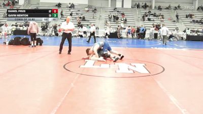 126 lbs Consi Of 16 #2 - Daniel Prus, NY vs Gavin Newton, GA