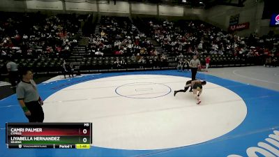 5A 120 lbs Cons. Round 2 - Camri Palmer, Cyprus vs Liyabella Hernandez, Kearns