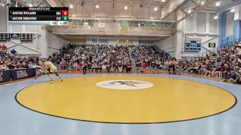 165 lbs 1st Place Match - Jacob Ebaugh, Saint Marks H S vs Justin Ryland, Delaware Military Academy