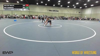 130 lbs Rr Rnd 2 - Willow Welch, SOTM OK 7-12 2 vs Iris Cisneros, Mojo 7-12