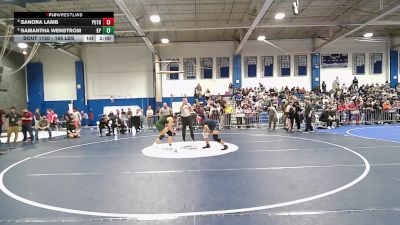 165 lbs Consi Of 4 - Sanora Lamb, Putnam vs Samantha Wenstrom, King Philip