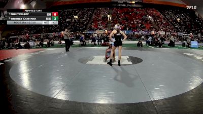 G 120 lbs Cons. Semi - Zuri Tavarez, South Fremont vs Whitney Cawthra, Rocky Mountain