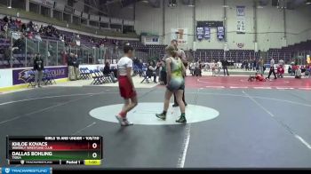 105/110 Round 3 - Khloe Kovacs, Waverly Wrestling Club vs Dallas Bohling, Tioga