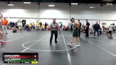 160 lbs Round 1 (8 Team) - Jayden Ofarrill, Daniel Cormier WA vs Tyler Mordente, Terps Xtreme