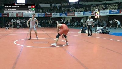 150 lbs Placement (16 Team) - Hunter Johnson, Grassfield vs Jack Campbell, Nazareth