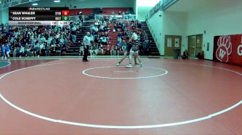 144 lbs Quarterfinal - Sean Whaler, Stow-Munroe Falls vs Cole Schefft, Westlake