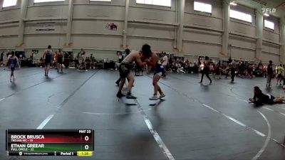 157 lbs Round 5 (6 Team) - Ethan Greear, Full Circle vs Brock Brusca, Trojan WC