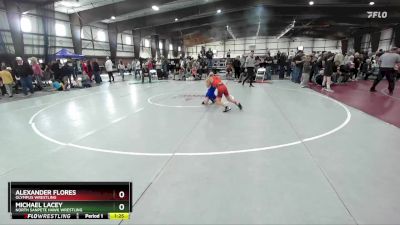 82 lbs Champ. Round 1 - Alexander Flores, Olympus Wrestling vs Michael Lacey, North Sanpete Hawk Wrestling