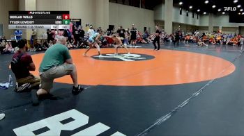 108 lbs Round 1 (8 Team) - Deklan Wills, Alabama Elite Black vs Tyler Lovejoy, Gulf Coast WC