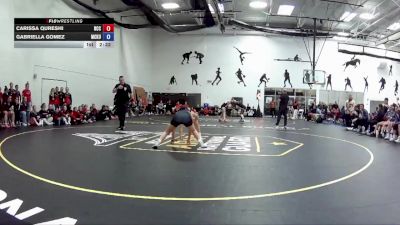 124 lbs Round 1 (16 Team) - Gabriella Gomez, McKendree University vs Sara Sterner, North Central College