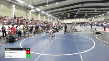85 lbs Quarterfinal - Madyx England, Montrose Elite vs Jarrod Weber, Stout Wr Acd
