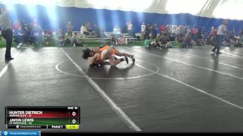 182 lbs Round 4 (8 Team) - Javon Lewis, CP Wrestling vs Hunter Dietrich, Warner Elite