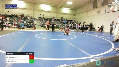 105 lbs Rr Rnd 5 - Maddox Rasavong, Pocola Youth Wrestling vs KENZLIE NEWBY, Pocola Youth Wrestling