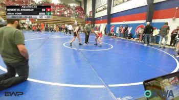 92 lbs Quarterfinal - Robert Jr. Stegeman, Raw Wrestling Club vs Josey Voss, Skiatook Youth Wrestling