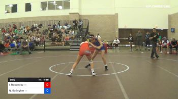 50 kg Round Of 32 - Israel Resendez, Team Colorado vs Nicole Gallagher, Team Texas