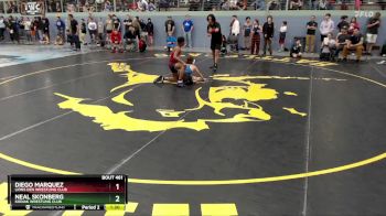 97 lbs Cons. Round 2 - Neal Skonberg, Kodiak Wrestling Club vs Diego Marquez, Lions Den Wrestling Club