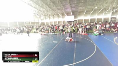 52 lbs Semifinal - Nixon Bagley, Alta Wingz vs Storm Porter, Champions Wrestling Club