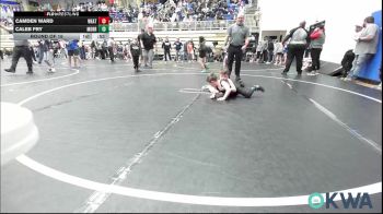 49 lbs Round Of 16 - Camden Ward, Weatherford Youth Wrestling vs Caleb Fry, Morrison Takedown Club