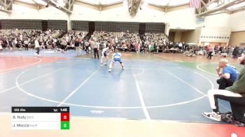 128-I lbs Round Of 16 - Brock Rudy, Bacon Barbell vs James Moccia, Hauppauge