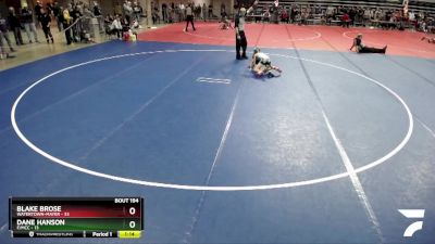 80 lbs Quarterfinal - Dane Hanson, F/MCC vs Blake Brose, Watertown-Mayer