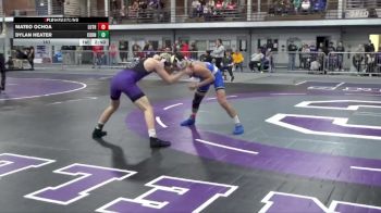 141 lbs Round 1 (4 Team) - Dylan Heater, Cornell College vs Mateo Ochoa, Luther