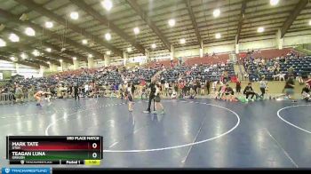 85 lbs 3rd Place Match - Teagan Luna, Oregon vs Mark Tate, Utah