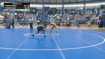 141 lbs Quarterfinal - Dakota Gibson, Cloud County Community College vs Camden Webb, Carl Albert State